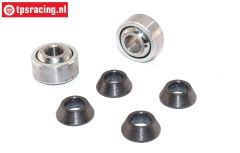 FG4466 Gewricht kogel Ø5-Ø13-H8 mm, Set