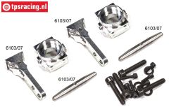 FG6103/05 Aluminium Stuurblokken 1/6-2WD Set