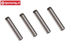 FG6106/08 Stalen wiel meenemer pen, 4 St.