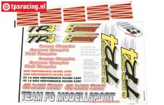 FG64155 Team Stickers TR4 Truggy, Set