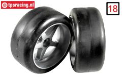 FG6416/09 1/6 Slicks M1 gelijmd Ø145-B60 mm, 2 St.