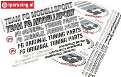 FG6571 FG Stickers Grijs, Set