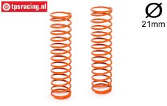 FG66302 Schokdemper veer Oranje Ø21-Ø1,9-L100, 2 St.