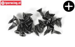 FG6712/10 Parker-Kruiskop verzonken Ø4,2-L10 mm, 20 St.