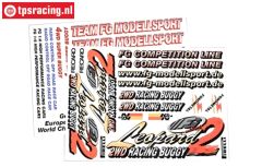 FG67165 Stickers FG Leopard 2WD, Set