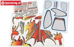 FG67166 Stickers Leopard 2WD RTR, Set