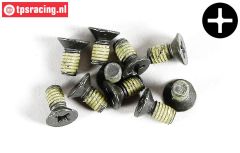 FG6718/09 Kruiskop verzonken M4-L9 mm Loctite, 10 St.