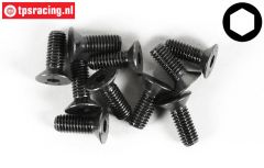 FG6723/16 Inbus verzonken kop M6-L16 mm, 10 St.