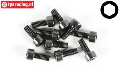 FG6725/10 Inbus normale kop M4-L10 mm, 10 St.