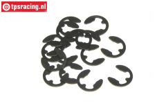 TPS6732/05 E-Clips zwart Ø5 mm, 15 St.