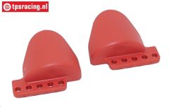 FG67336/01 Schokdemper bescherming Rood, 2 st.
