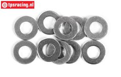 FG6741 Stalen Pas ring Ø6-Ø12-H0,5 mm, 10 St.