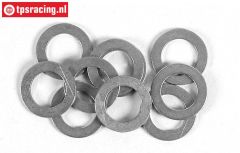 FG6745 Stalen Pas ring Ø10-Ø16-H1,0 mm, 10 St.