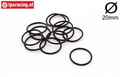 FG7206/04 Schokdemper stelring O-ring Ø20 mm, 12 st.