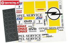 FG7263 Stickers Opel V8 opel Service, Set