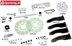 FG8447 Centrale Dubbele schijfrem, Set
