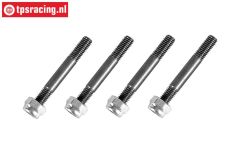FG8448 Gehard stalen remvoering pen M3 4 St.