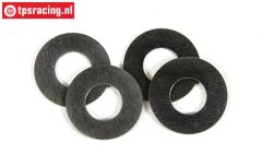 FG8600/12 Stalen Pas ring Ø8-Ø16-H0,1 mm, 4 St.