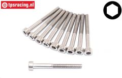 TPSM330 Inbus normale kop RVS M3-L30 mm, 10 St.
