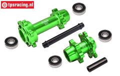 MX0067-G PROMOTO Alu wiel assen Groen, set
