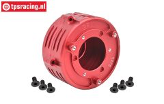 MX012-R PROMOTO Alu vliegwiel huis Rood, 1 st.