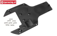 HPI85443 Chassis bescherming achter onder, 1 st.