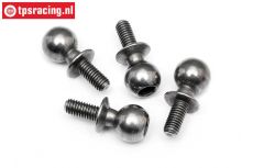 HPI86407 Stalen gewricht kogel M3-Ø6,8 mm, 4 St.