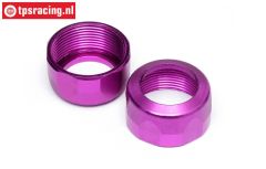 HPI86445 Schokdemper dop Paars Ø20-H12 mm, 2 st.