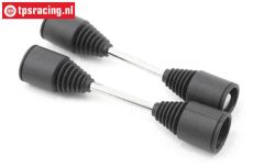 HPI86610 Tuning Aandrijf assen Ø15-Ø8-L120 mm, 2 st.