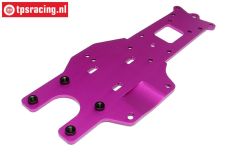 HPI87416 Chassis plaat achter onder Paars, 1 st.