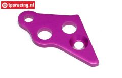 HPI87431 Motor steun plaat links Paars, 1 st.