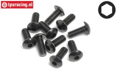 HPI94554 Inbus bolkop M4-L10 mm, 10 St.
