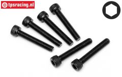 HPI94710 Inbus normale kop M5-L30 mm, 6 St.