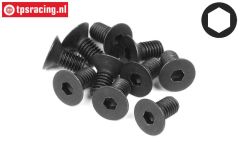 HPIZ082 Inbus verzonken kop M3-L8 mm, 10 st.