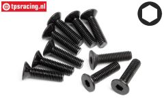 HPIZ084 Inbus verzonken kop M3-L12 mm, 10 st.