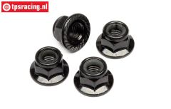 HPIZ682 Stalen Borgmoer met flens M5, 4 St.