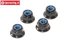 HPIZ684 Stalen Borgmoer met flens M4, 4 St.
