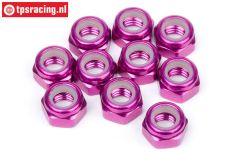 HPIZ867 Aluminium borgmoer M4 Paars, 10 St.