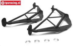 LOS250011 LOSI MTXL Kap steun voor/achter, Set