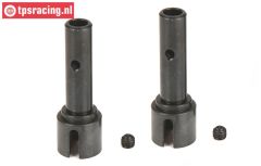 LOS252011 LOSI DBXL-MTXL Wiel as, 2 st.
