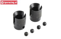 LOS252054 LOSI MTXL Aandrijf cup voor/achter, 2 st