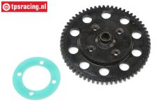 LOS252132 Diff.-tandwiel midden 62T-M1,5 DBXL 2.0, 1 st.