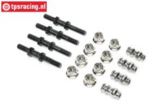LOS253029 LOSI DBXL-E 2.0 Schokdemper Bevestiging, 4 st.