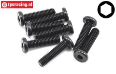 LOS255004 LOSI Inbus lage kop M5-L16 mm, 8 st.