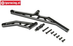 LOS351015 LOSI DBXL-E 2.0 Alu-Chassis Steun achter, set