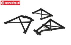 LOSB2576 Rol kooi deel achter LOSI 5T-BWS, Set