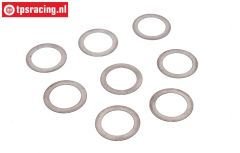 TPS3201/20 Pas ring Ø15-Ø21-H0,2 mm, 8 st.