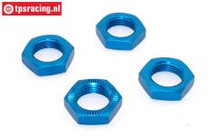 TPSB3227/04 Aluminium Wielmoer Blauw 25 mm, 4 st.