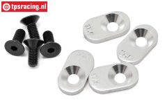 LOSB5806 Motor Plaatjes 17,5T LOSI 5T, 4 st.