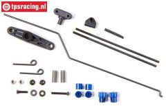 LOSB5901 Gas en rem stang LOSI 5T-BWS, Set